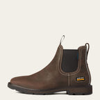 Groundbreaker Chelsea Wide Square Toe Waterproof Work Boot Side