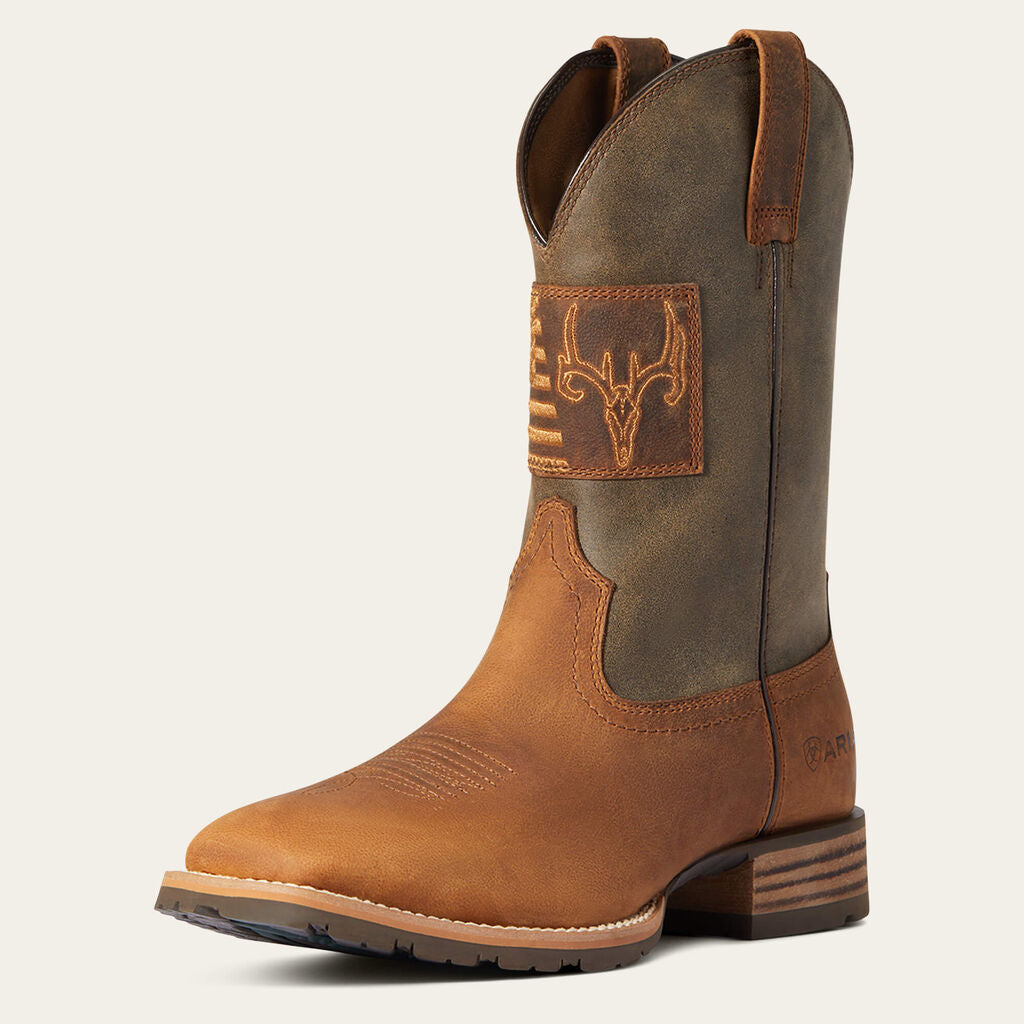 Hybrid Patriot Country Western Boot 3-4 Front