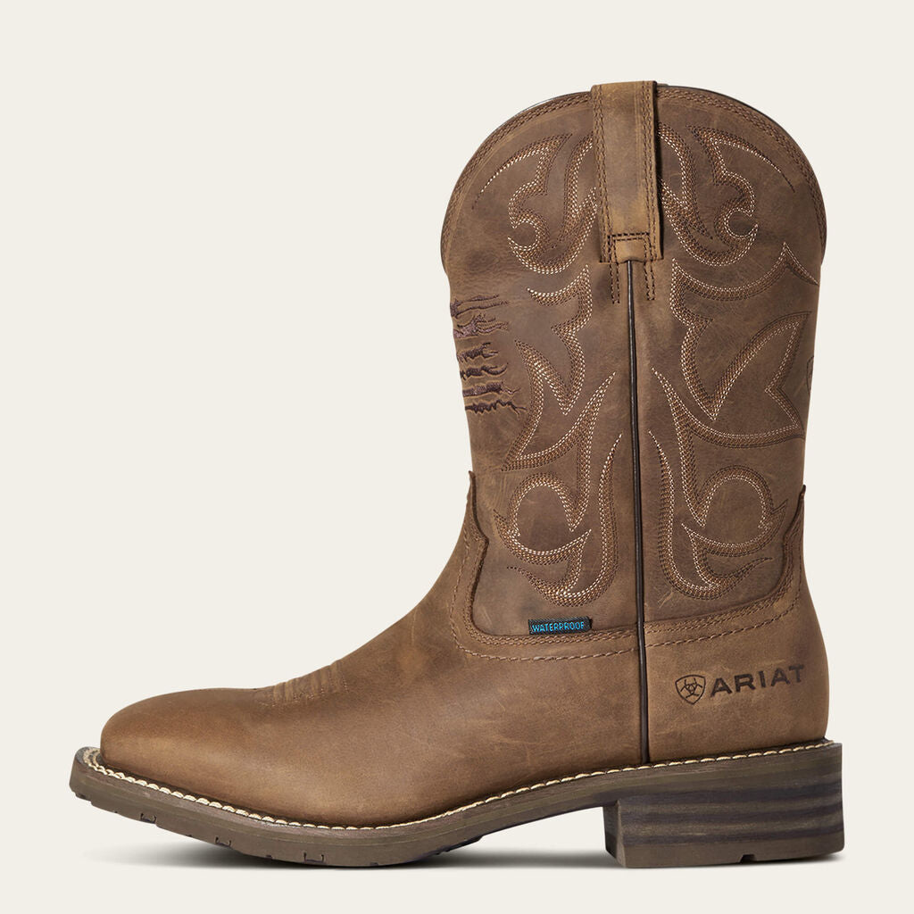 Hybrid Patriot Waterproof Western Boot Side