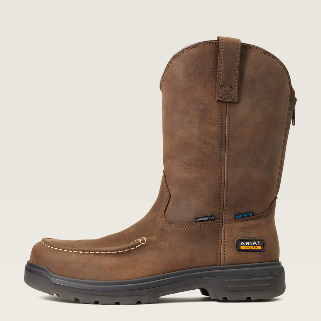 Turbo Moc Toe Waterproof Carbon Toe Work Boot Side