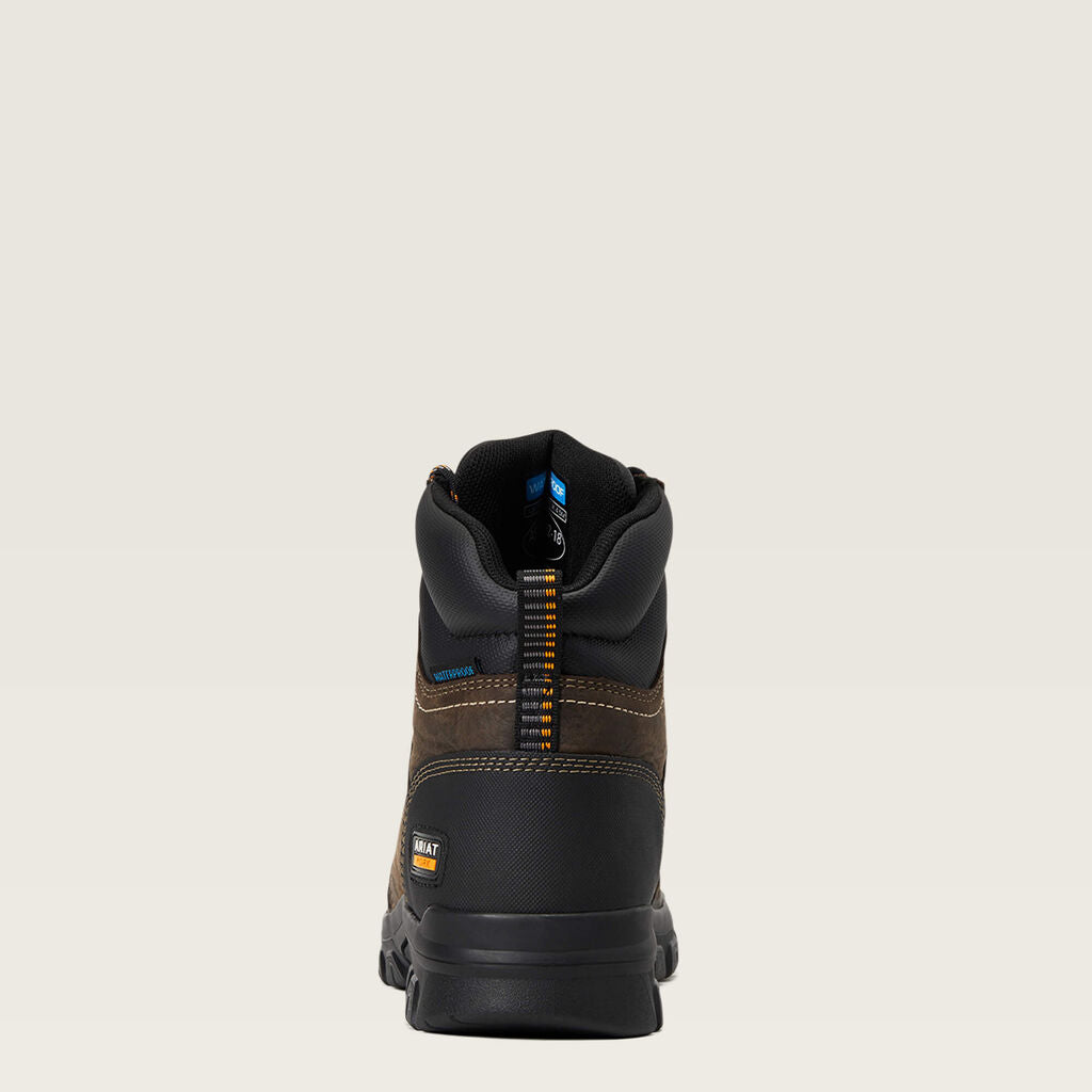 Treadfast 6" Waterproof Steel Toe Work Boot Heel