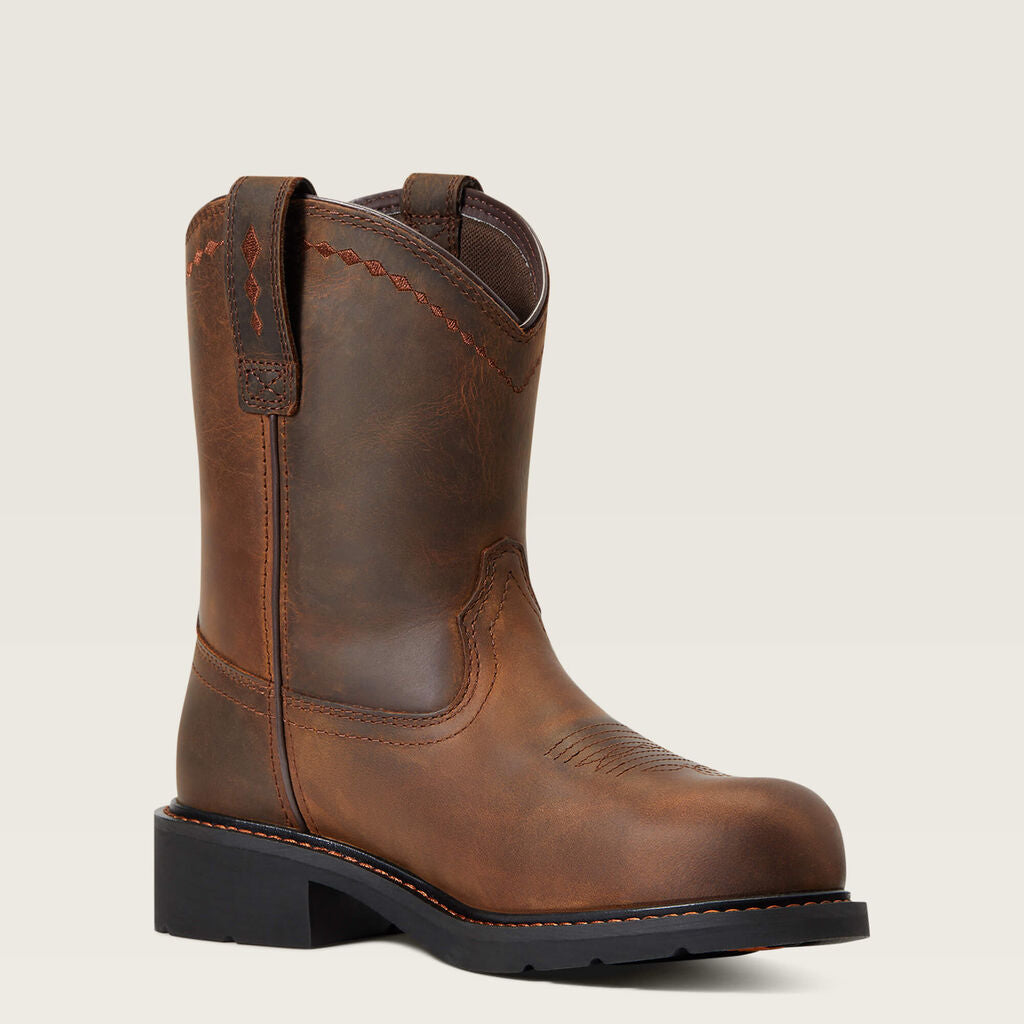 Fatbaby Work Pull-On Steel Toe Work Boot Medial