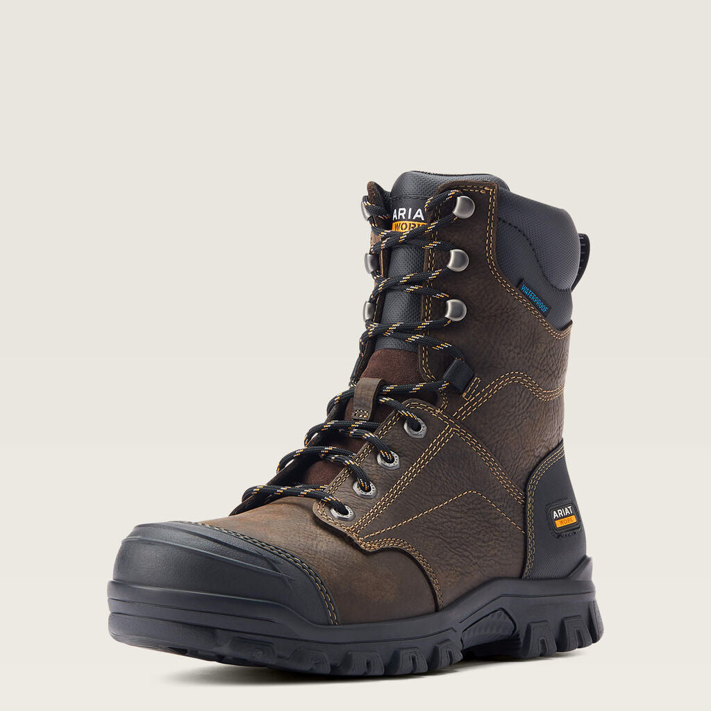 Treadfast 8" Waterproof Work Boot 3-4 Front
