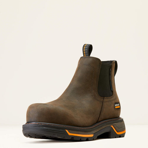 Big Rig Chelsea Waterproof Composite Toe Work Boot 3-4 Front