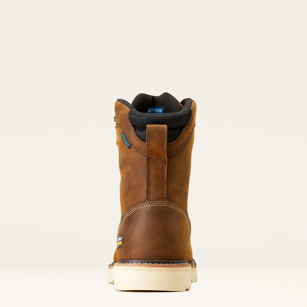 Rebar Lift 8" Waterproof Work Boot Heel