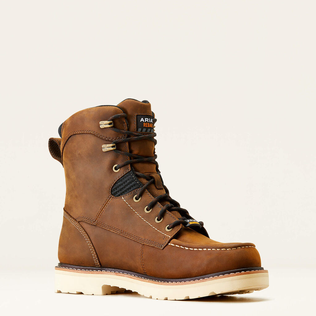 Rebar Lift 8" Waterproof Work Boot Medial