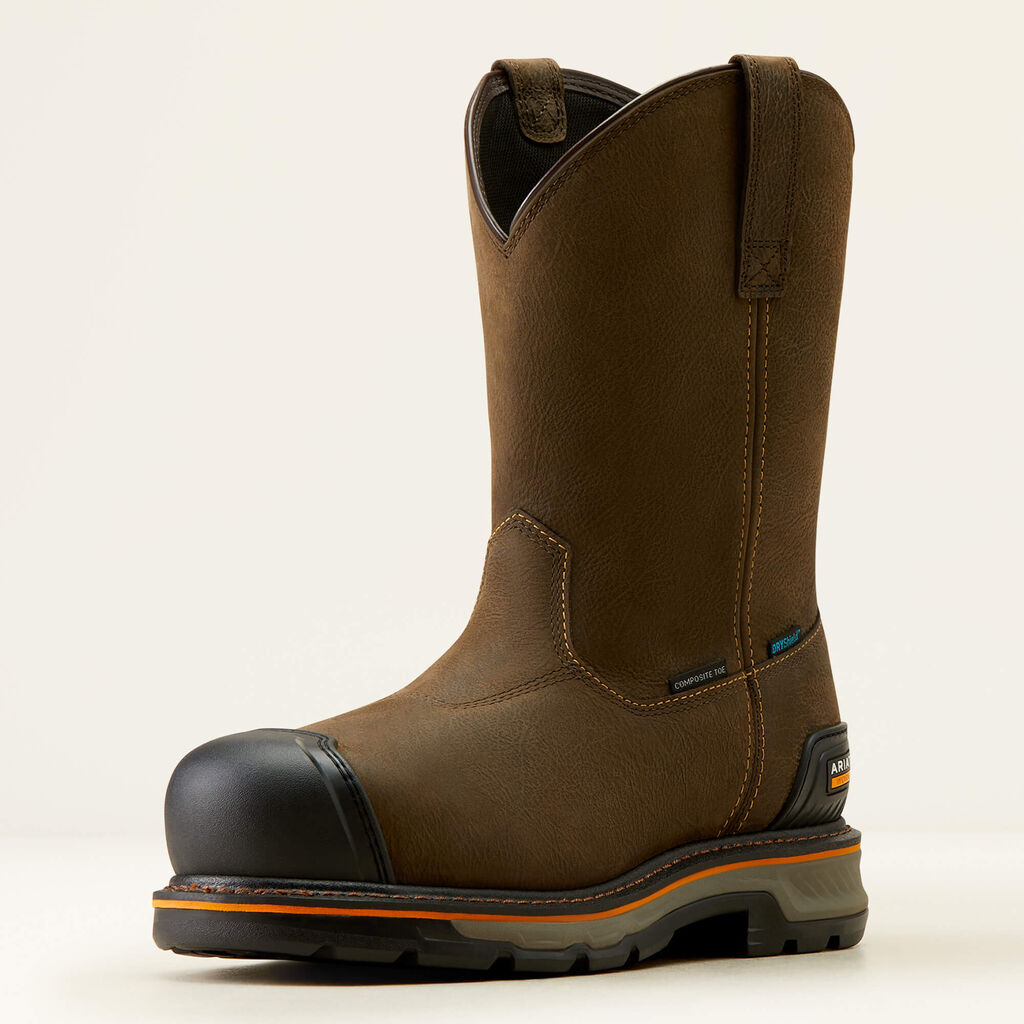 Stump Jumper Pull-On BOA Waterproof Composite Toe Work Boot 3-4 Front