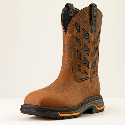 Big Rig Tread VentTEK Composite Toe Work Boot 3-4 Front