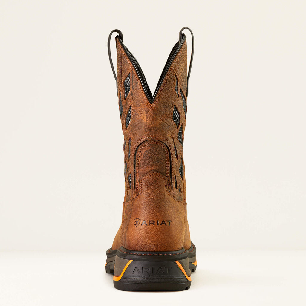 Big Rig Tread VentTEK Composite Toe Work Boot Heel