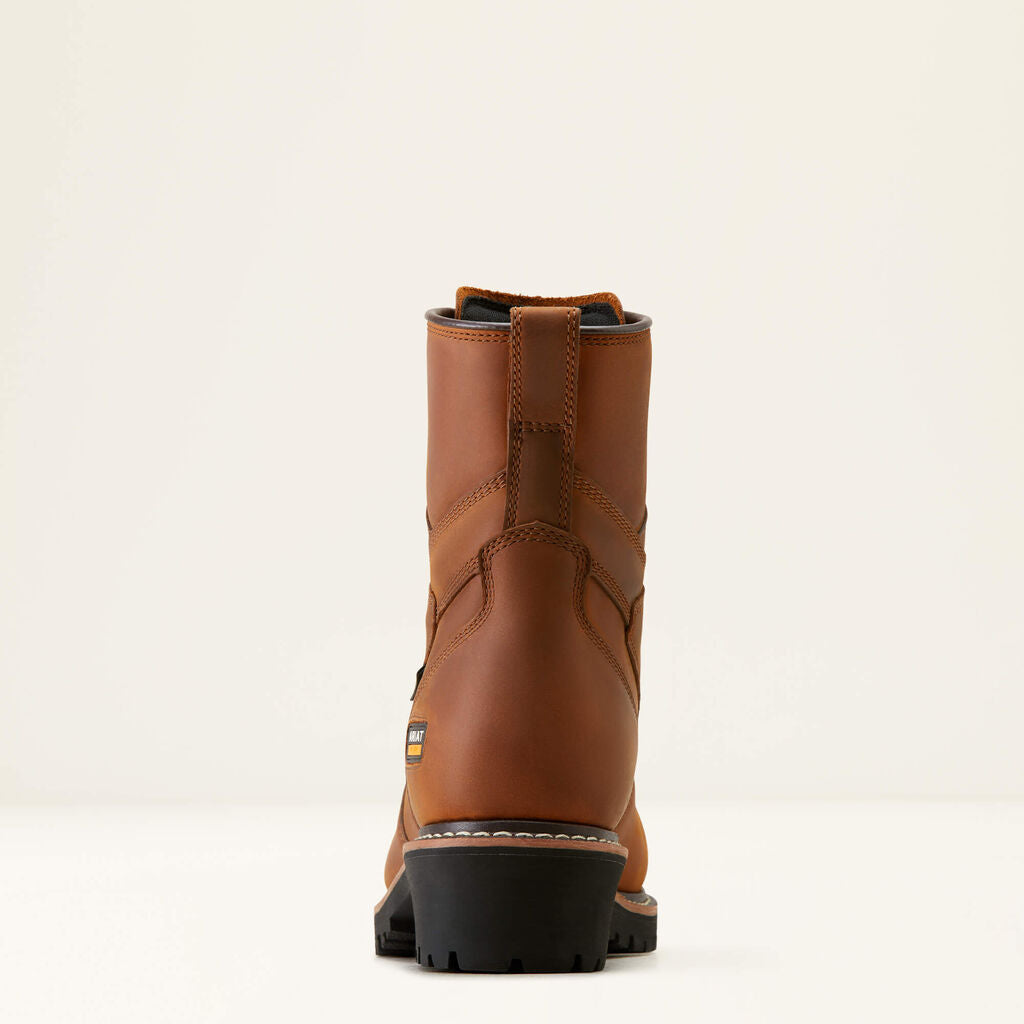 Logger Shock Shield Waterproof Composite Toe Work Boot Heel