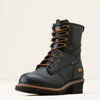 Logger Shock Shield Waterproof Work Boot 3-4 Front