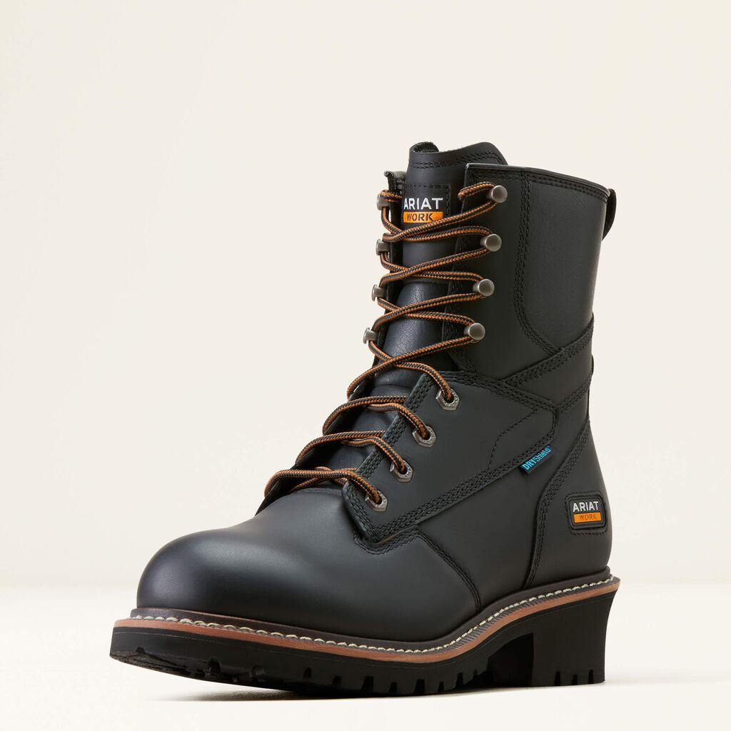 Logger Shock Shield Waterproof Work Boot 3-4 Front