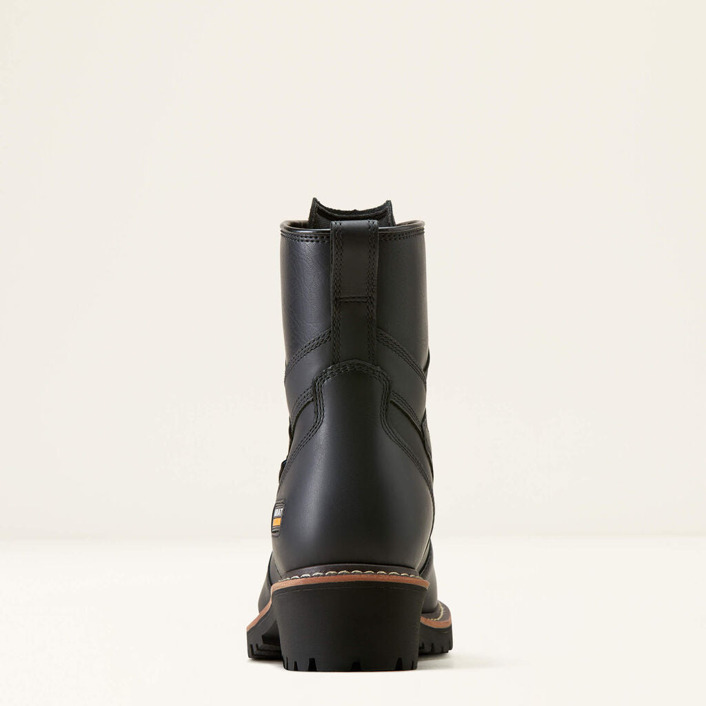 Logger Shock Shield Waterproof Work Boot Heel