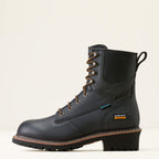 Logger Shock Shield Waterproof Work Boot Side