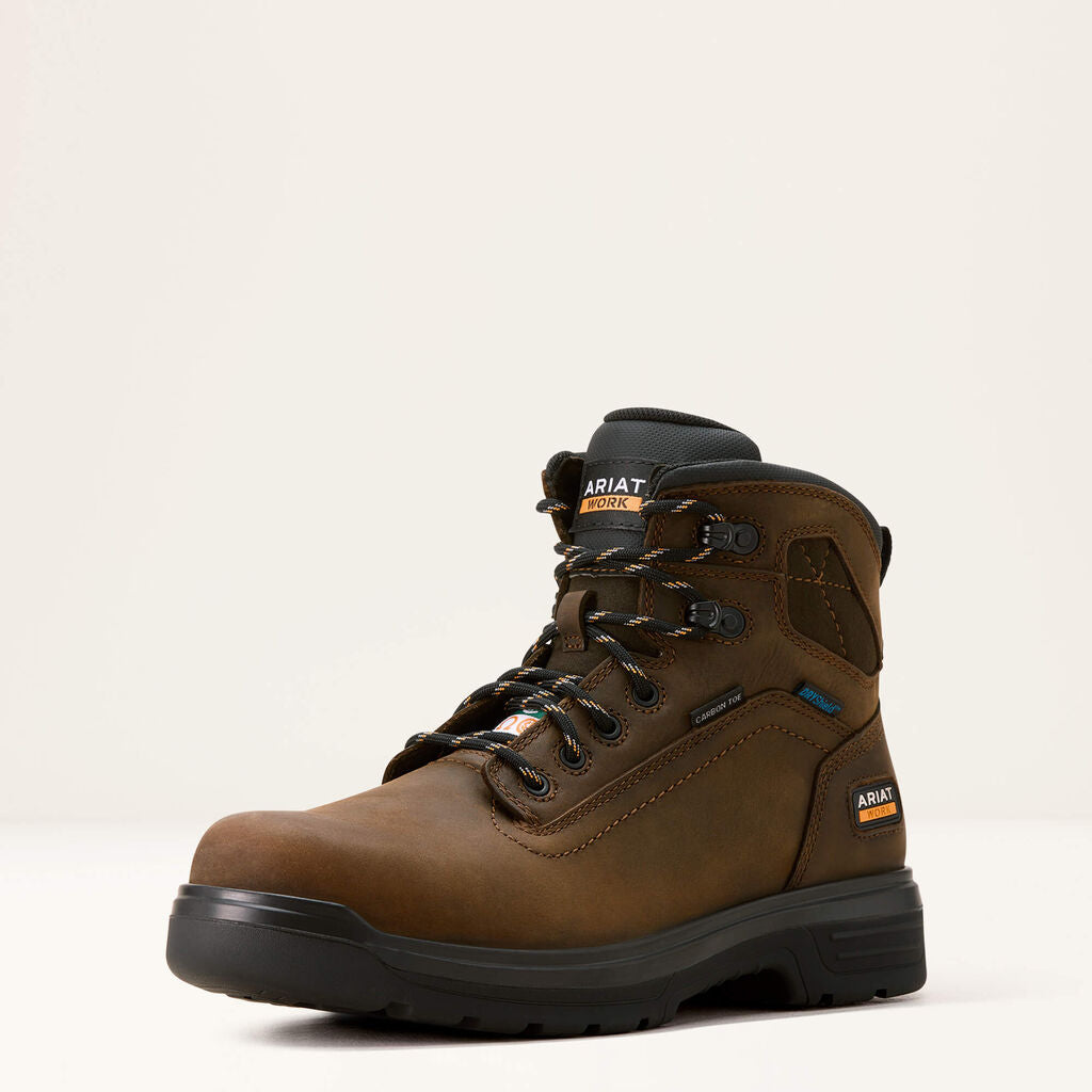 Turbo 6" CSA Waterproof Carbon Toe Work Boot 3-4 Front