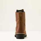 Logger Shock Shield Waterproof Insulated Work Boot Heel