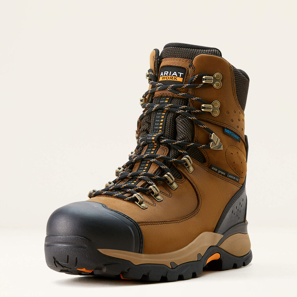 Endeavor 8" Waterproof Insulated Carbon Toe Work Boot 3-4 Front