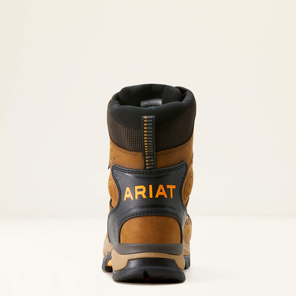Endeavor 8" Waterproof Insulated Carbon Toe Work Boot Heel