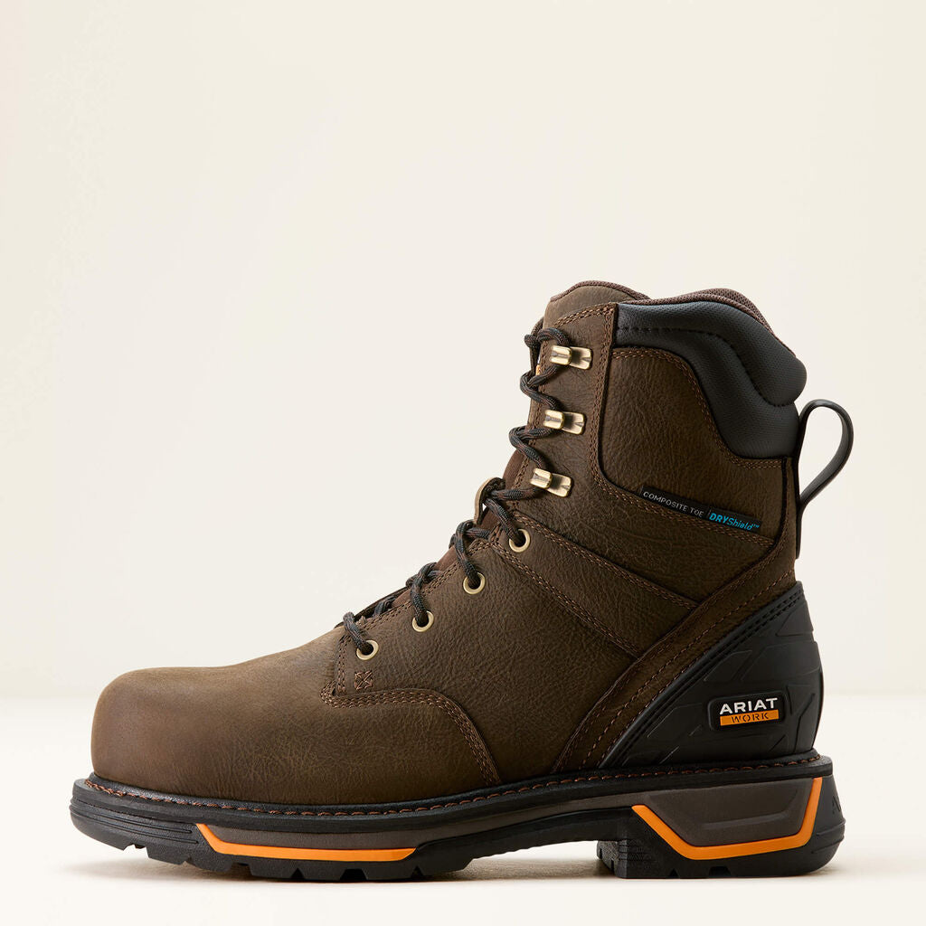 Big Rig 8" Waterproof Composite Toe Work Boot Side
