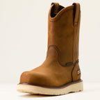 Rebar Wedge Pull-On Waterproof Composite Toe Work Boot 3-4 Front