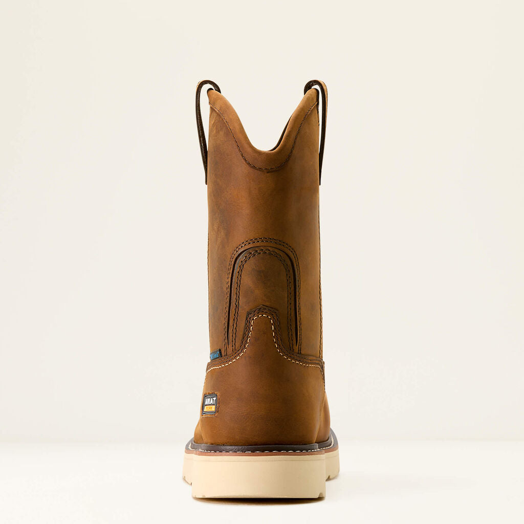 Rebar Wedge Pull-On Waterproof Composite Toe Work Boot Heel