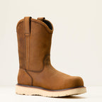 Rebar Wedge Pull-On Waterproof Composite Toe Work Boot Medial
