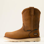 Rebar Wedge Pull-On Waterproof Composite Toe Work Boot Side