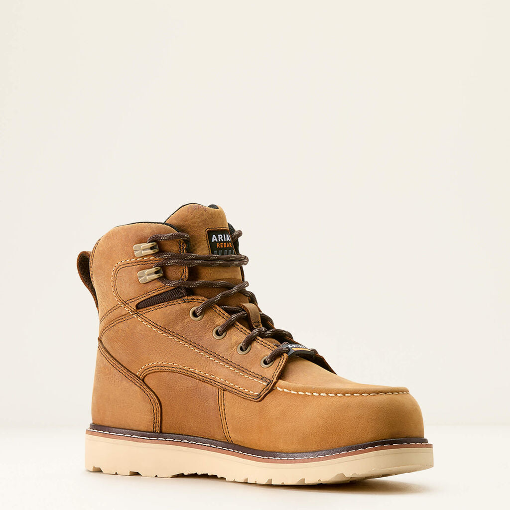 Rebar Wedge Moc Toe Waterproof Composite Toe Work Boot Medial
