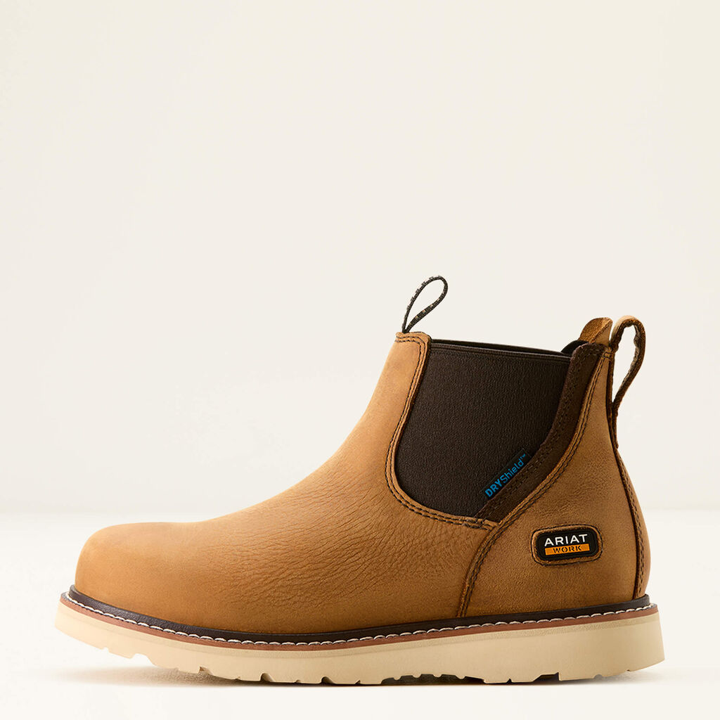 Rebar Wedge Chelsea Waterproof Work Boot Side