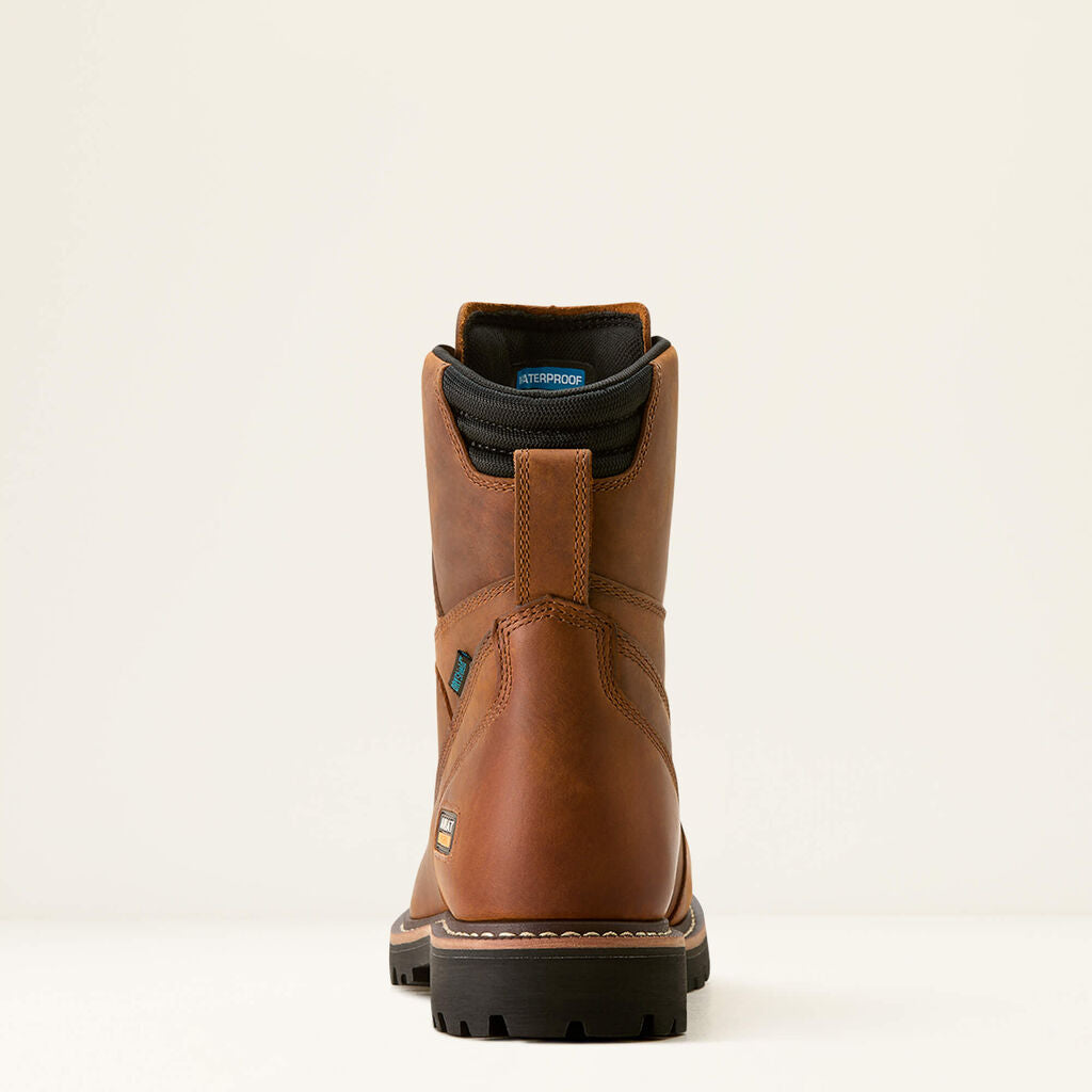 Longview Shock Shield 8" Waterproof Work Boot Heel
