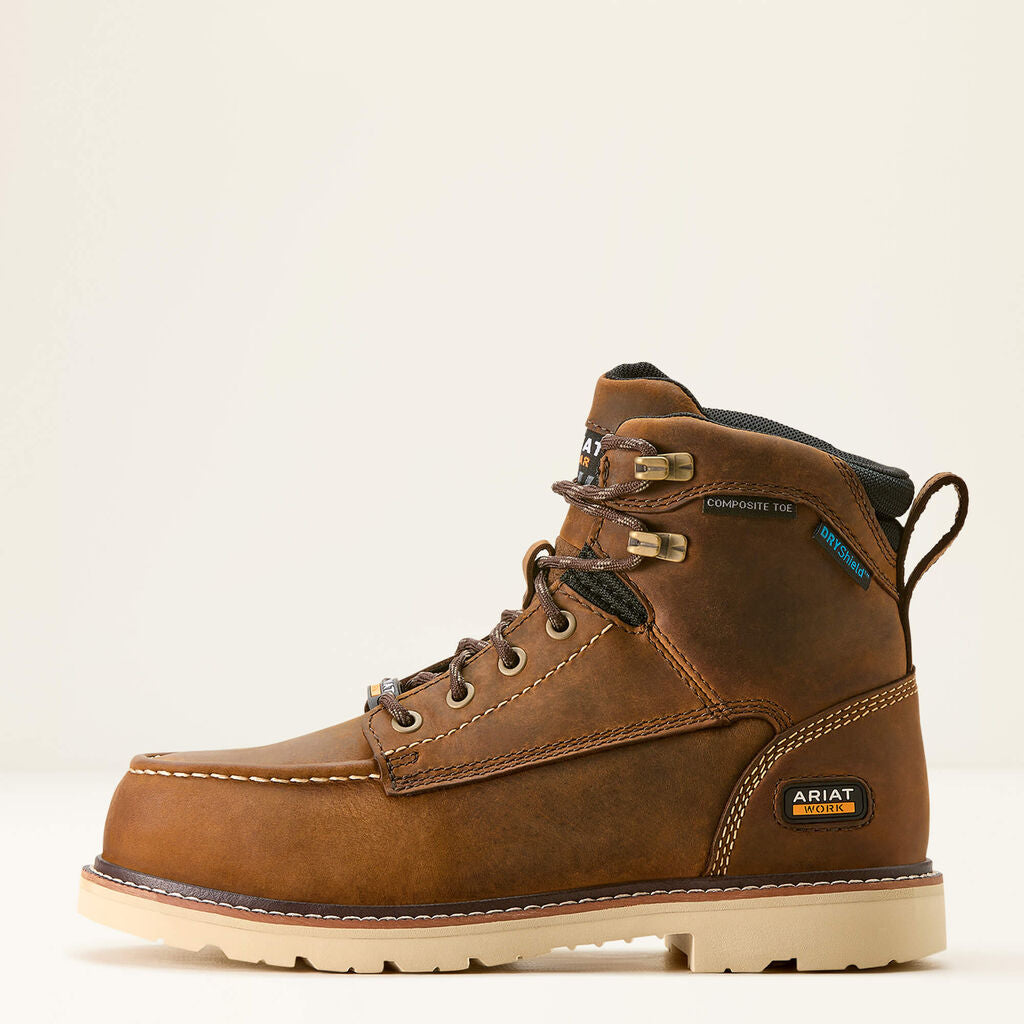 Rebar Lift Waterproof Composite Toe Work Boot Side