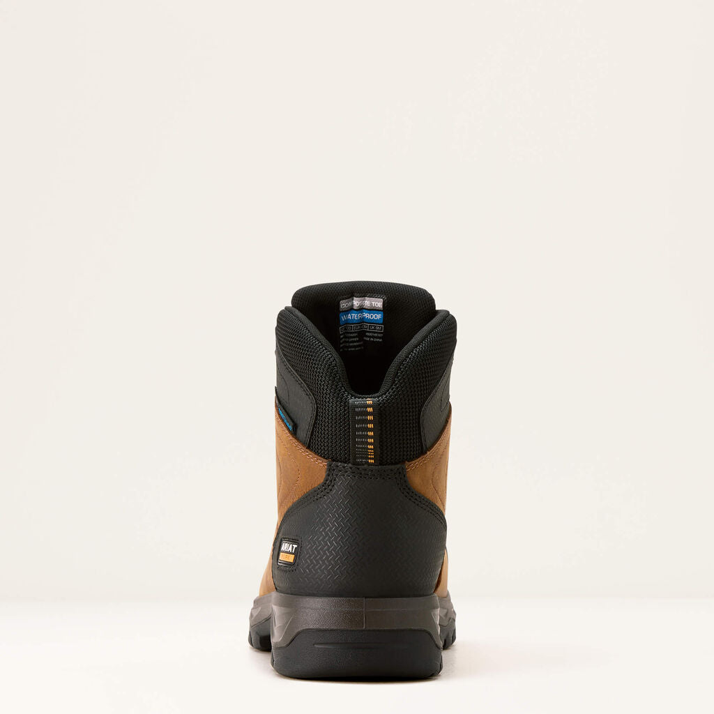 Turbo Duratread XTR 6" Waterproof Carbon Toe Work Boot Heel