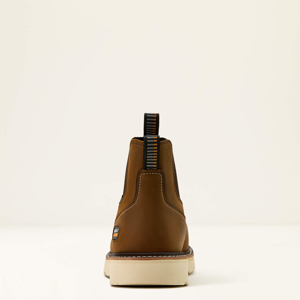 Rebar Wedge Chelsea Waterproof Composite Toe Work Boot Heel