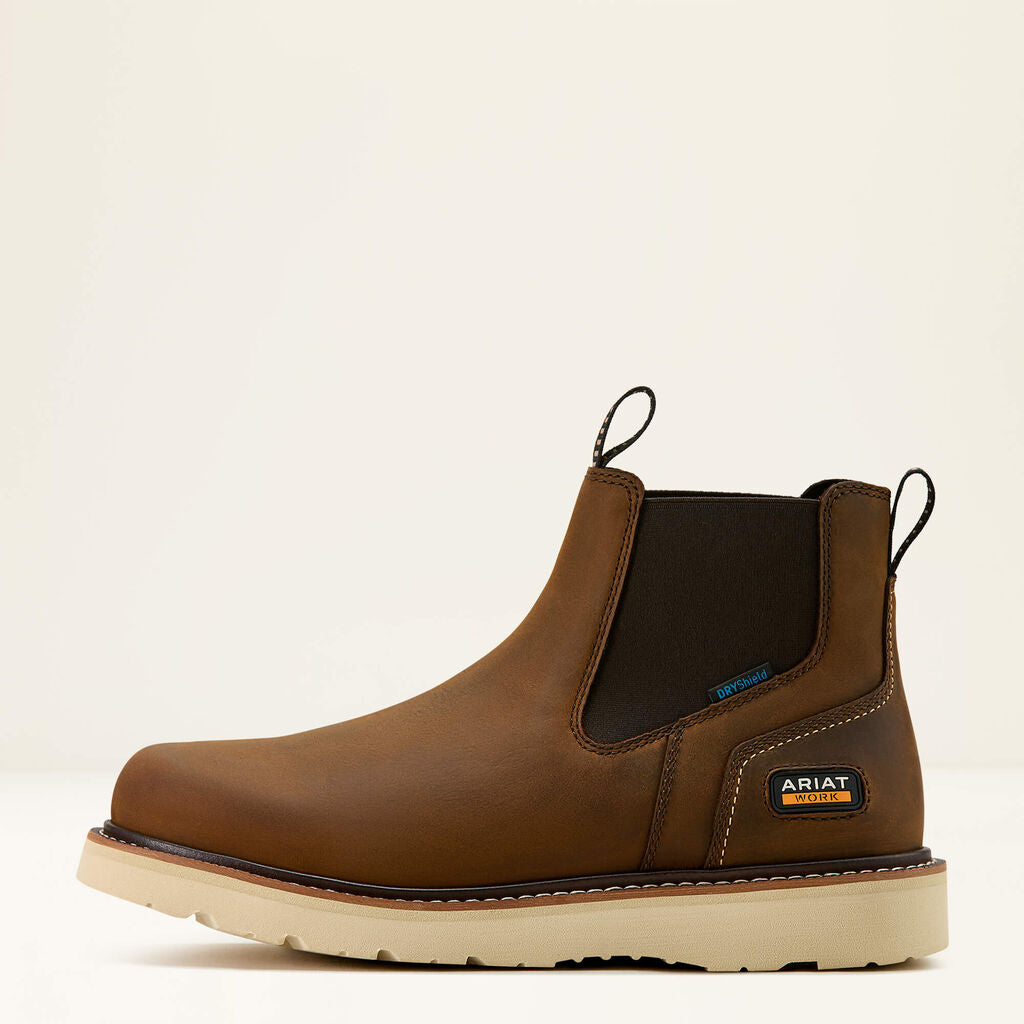 Rebar Wedge Chelsea Waterproof Work Boot Side