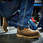 Rebar Wedge Chelsea Waterproof Composite Toe Work Boot Lifestyle