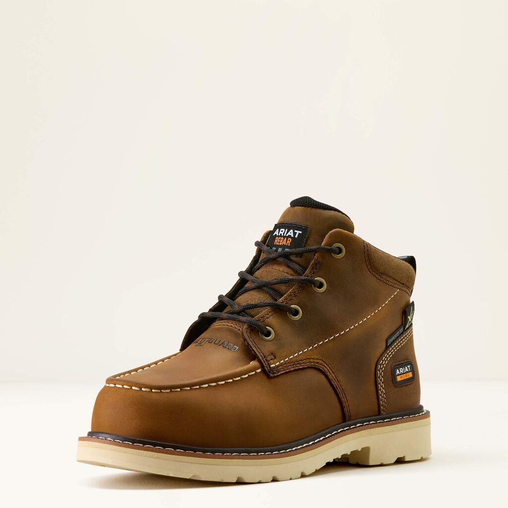Rebar Lift Chukka MetGuard Composite Toe Work Boot 3-4 Front