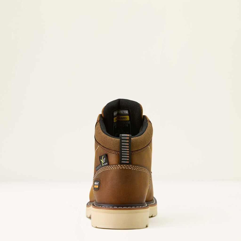 Rebar Lift Chukka MetGuard Composite Toe Work Boot Heel