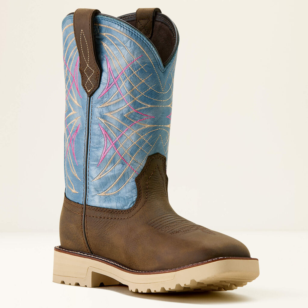 Activator Waterproof Wide Square Toe Work Boot Medial
