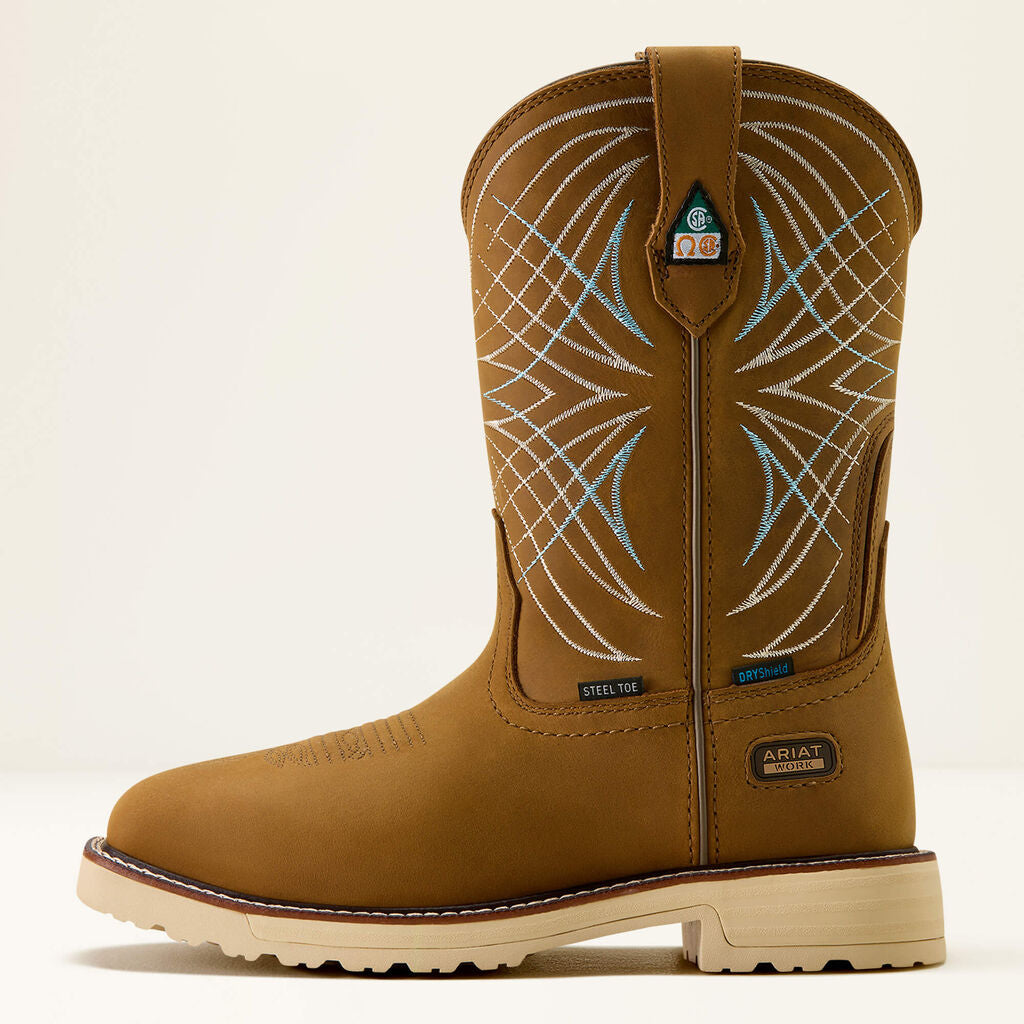 Activator CSA Waterproof Wide Square Toe Steel Toe Work Boot Side