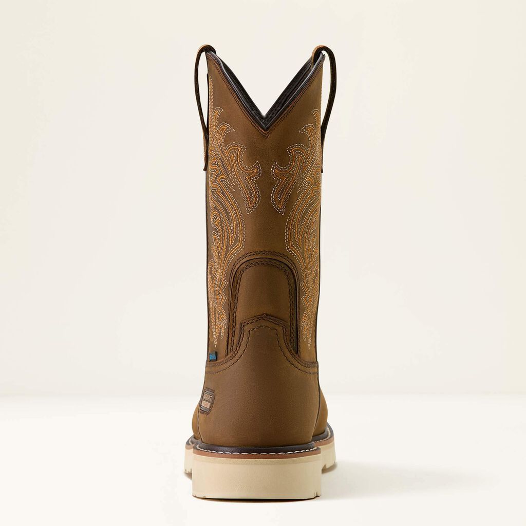Activator Argo Waterproof Round Toe Composite Toe Work Boot Heel