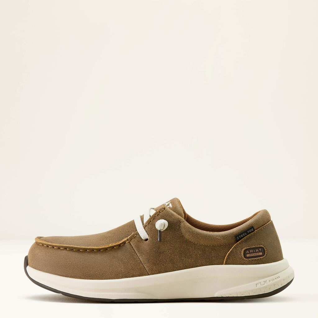 Buckeye Steel Toe Work Shoe Side
