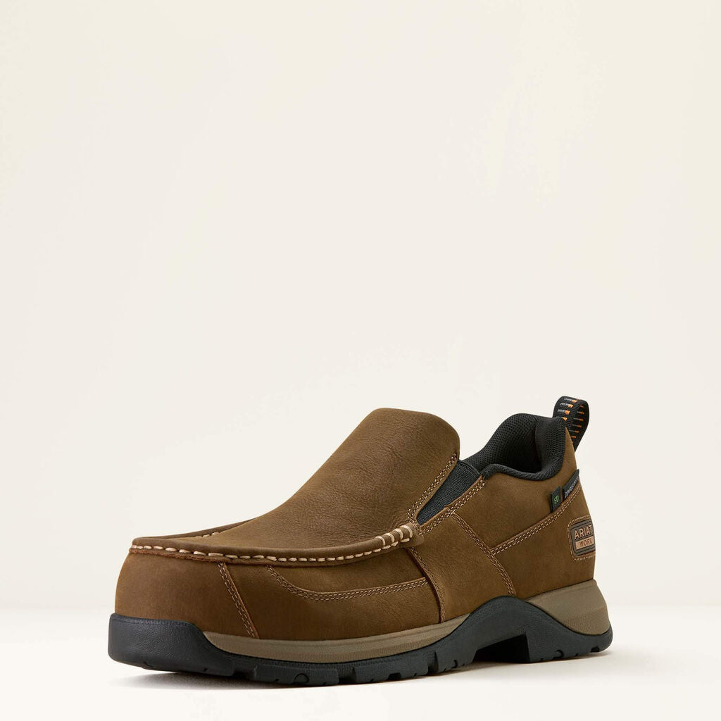 Edge Slip-On Composite Toe Work Shoe 3-4 Front