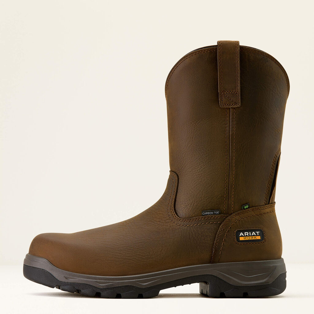 Turbo Duratread Pull On Static Dissipative Composite Toe Work Boot Side