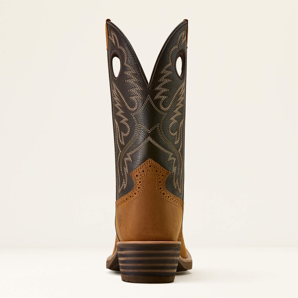 Heritage Roughstock Square Toe Cowboy Boot Heel