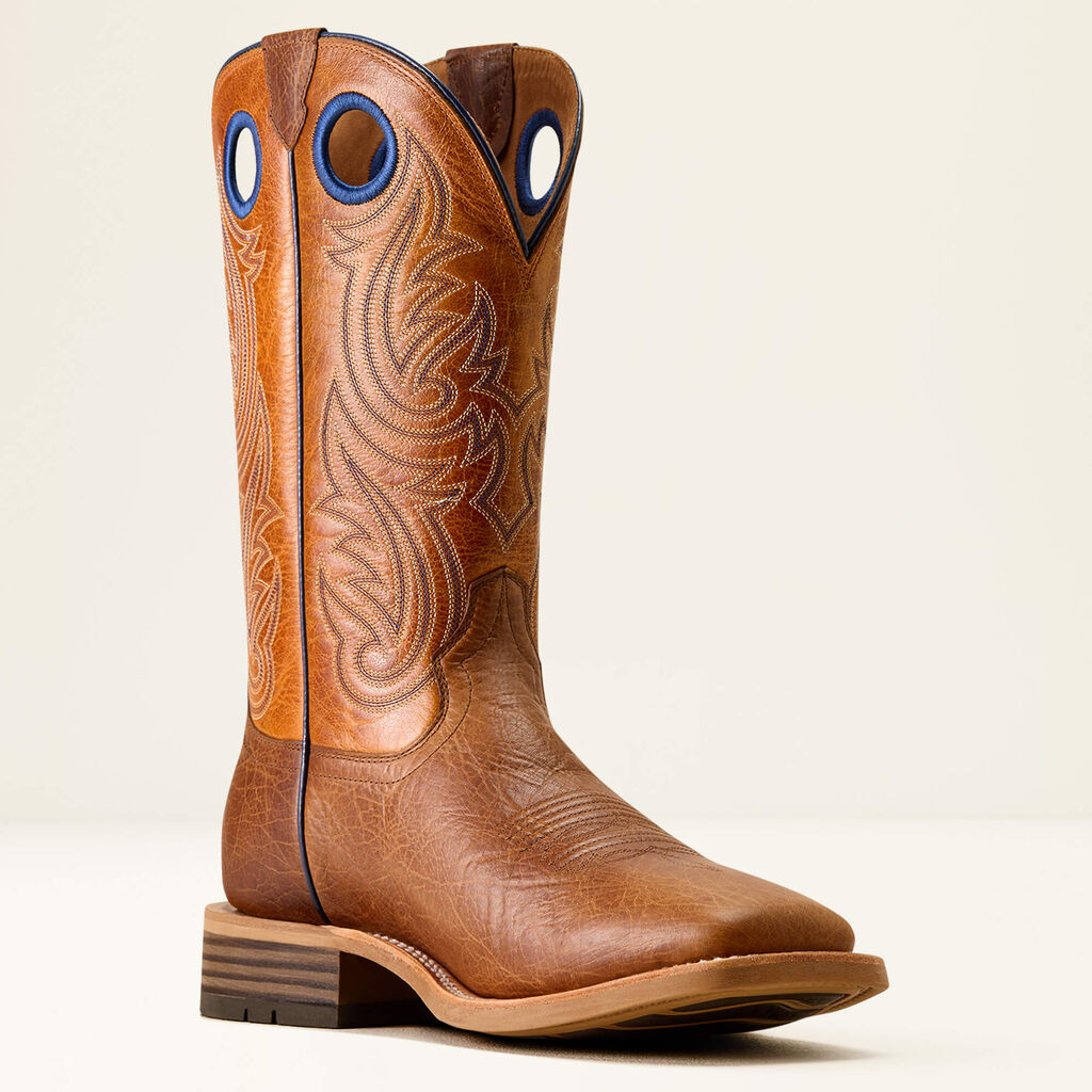 Highland Toughstock Wide Square Toe Cowboy Boot Medial