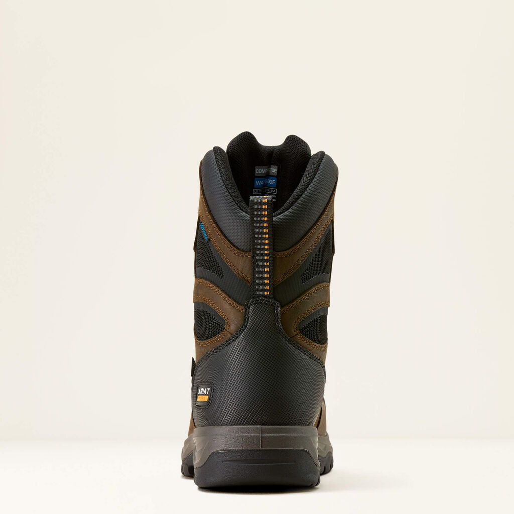 Turbo DuraTread 8" Waterproof Carbon Toe Work Boot Heel
