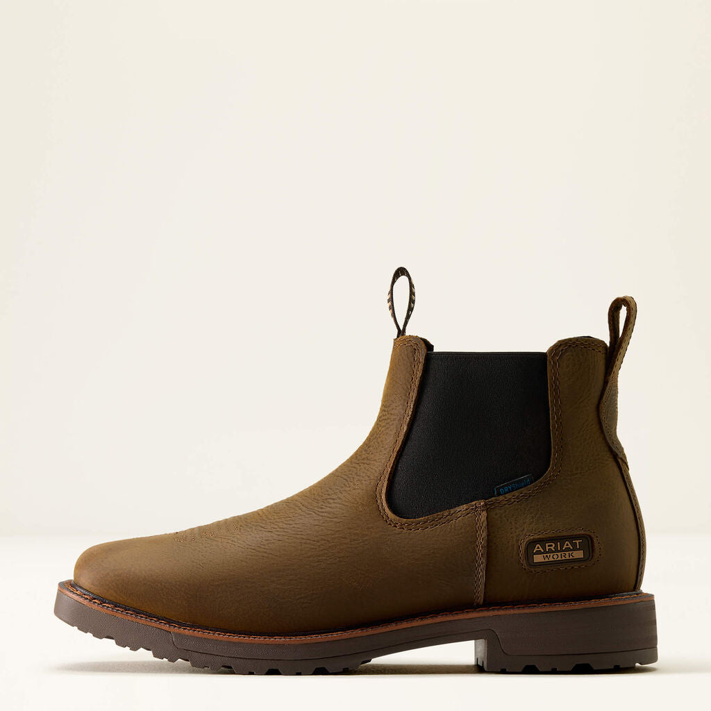 Activator Chelsea Waterproof Wide Square Toe Work Boot Side