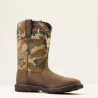 Groundbreaker Antler Waterproof Wide Square Toe Steel Toe Work Boot Medial