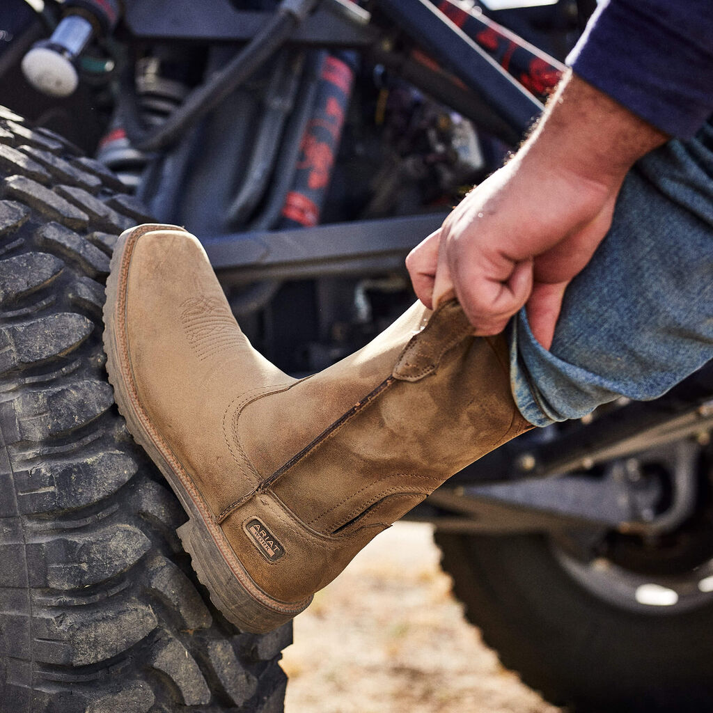 Activator Wide Square Toe Work Boot Lifestyle