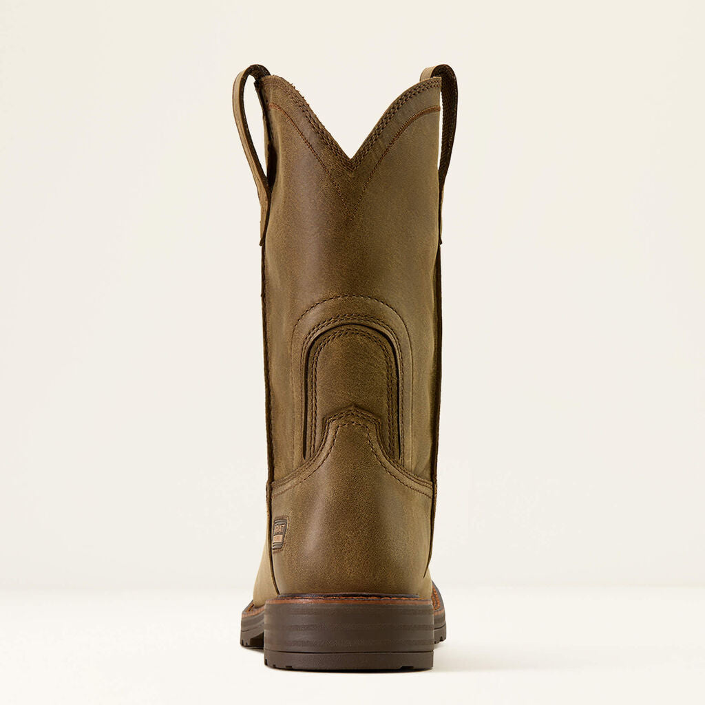 Activator Wide Square Toe Steel Toe Work Boot Heel